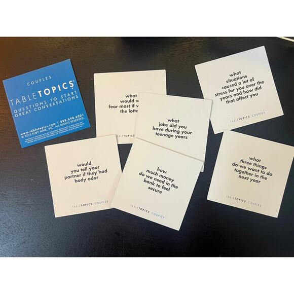 Tabletopics couples conversation cards - Picture 2 of 4
